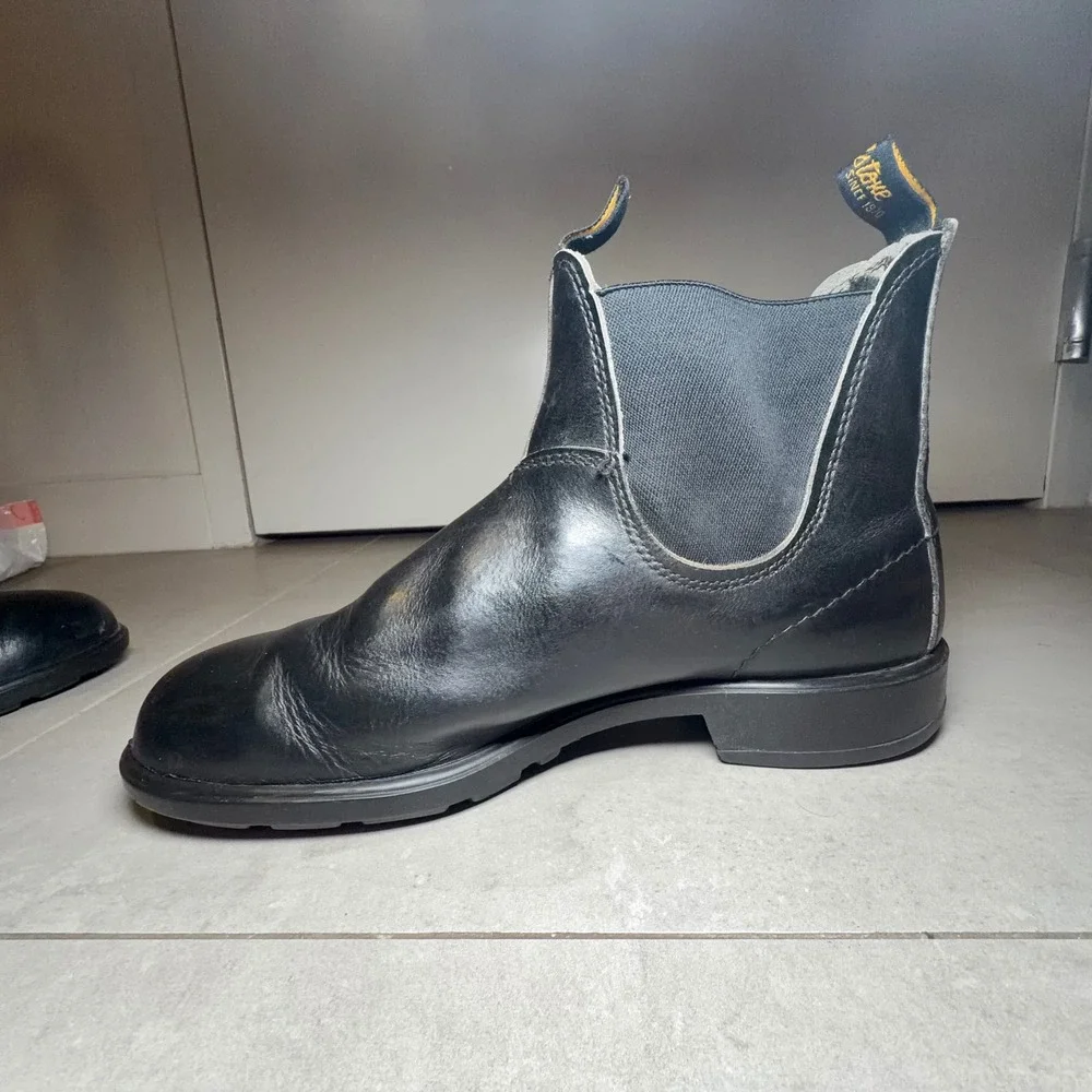 Blundstone‎ Originals Boots Mens 11 Black Leather Pull On Australian Gorpcore